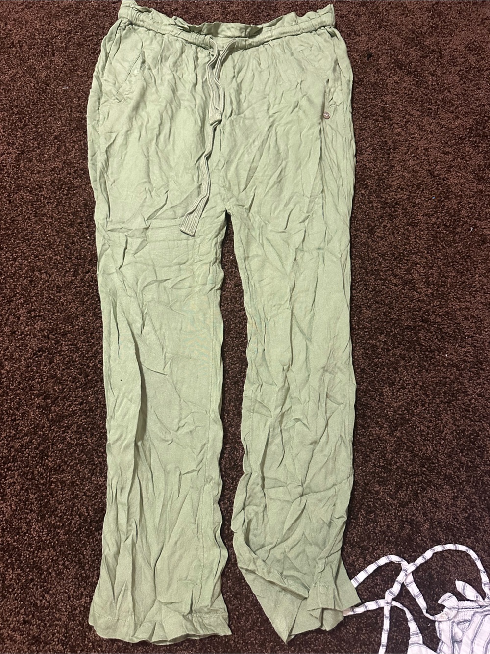 Roxy Light Green women Drawstring Joggers